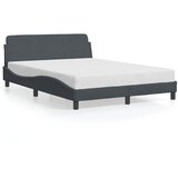 Okvir za krevet Dover tamnosivi 140 x 190 cm baršunasti | Eponuda.ba