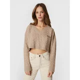 BDG Urban Outfitters Pulover 75438085 Bež Regular Fit