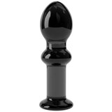 Lovetoy 2023 Stekleni Analni Čep Lovetoy Glass Romance Black 4,5 Cene