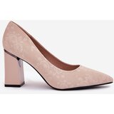 VINCEZA Elegant Heels On A Heel In Pink | Shoptok.si
