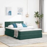  s od storage Tamnozelena 140 x 200 cm Baršun | shoptok.hr