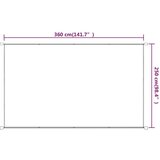  Vertikalna markiza modra 250x360 cm tkanina oxford, (20702542) | Shoptok.si