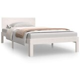 Okvir za krevet od masivne borovine bijeli 100 x 200 cm | shoptok.hr