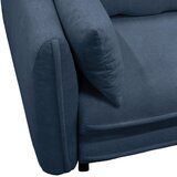 MID.YOU KOTNA SEDEŽNA GARNITURA, struktura temno modra | Shoptok.si