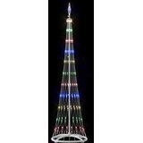  LED božićno drvce s stalakom Šareni 51 x 51 x 190 cm Metal | shoptok.hr