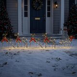  Božićni sob sa sanjkama 5 kom. 100 LED lampica Topla bijela | shoptok.hr