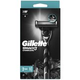 Gillette Mach3 Charcoal Brijač + 2 rezervne glave cene