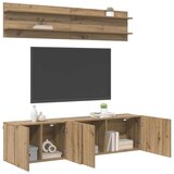 TV Jedinice Zidne 6 pcs hrast artisan Konstruirano drvo | Eponuda.com