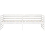  Dnevni ležaj od masivne borovine bijeli 90 x 200 cm | Eponuda.com