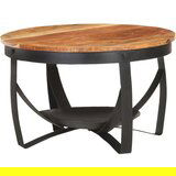  Klubska mizica Ø 68x43 cm trden akacijev les, (20908288) | Shoptok.si