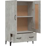  Visoka komoda siva boja betona 70x31x115 cm konstruirano drvo | Eponuda.com