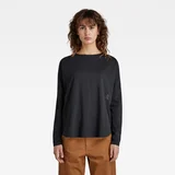 G-star T-shirt - Woven mix loose r t l\s wmn black