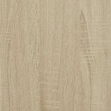 vidaXL Komoda boja hrasta 68x35x76 cm konstruirano drvo i metal | shoptok.hr