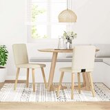 vidaXL Jedilni stol 2 kosa platno | Shoptok.si