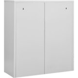  Uredski ormarić svjetlosivi 90 x 40 x 102 cm čelični | shoptok.hr