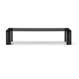 Kave Home Temno siva steklena mizica 60x140 cm Adularia – | Shoptok.si