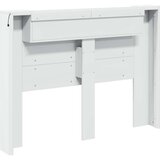  Vzglavje z LED lučmi Bela 140 x 16,5 x 103,5 cm Konstruiran les, (5000108947) | Shoptok.si