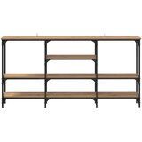  Konzolna stolica s policom hrast artisan 160 x 29 x 80 cm | shoptok.hr