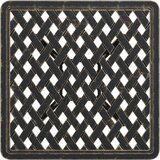  Vrtni stol brončani 53 x 53 x 53 cm od lijevanog aluminija | shoptok.hr
