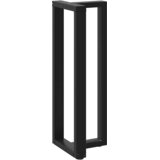  Noge za barski stol T-oblika 2 kom Crne 50x35x(110-111) cm Čelik | shoptok.hr