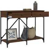  Konzolni stol boja smeđeg hrasta 100x39x78,5 cm | Eponuda.com
