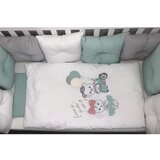 Deksi Group posteljina za bebe sa jastučićima tri drugara, mint Cene