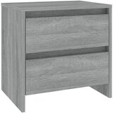 Furnova Nočna omarica siva sonoma 45x34,5x44,5 cm iverna plošča, (22007990) | Shoptok.si