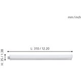 Eglo Dundry podelementna/1, led, 3,2w, 440lm, d-310, bijela | shoptok.hr