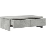 vidaXL Stojalo za zaslon s predali betonsko siva 50x27x15 cm inž. les | Shoptok.si