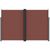 vidaXL Bočna tenda na uvlačenje smeđa 220x1000 cm | shoptok.hr