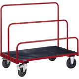 eurokraft pro transportni voziček za plošče brez lokov, nakladalna površina 1600 x 800 mm, nosilnost 500 kg, nakladalna površina iz cinkove pločevine | Shoptok.si