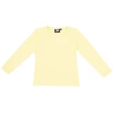 Majice z dolgimi rokavi Girl T-Shirt Long Sleeves Basic Zelena