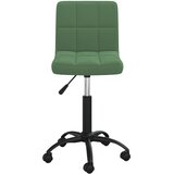  Okretna uredska stolica tamnozelena baršunasta | shoptok.hr
