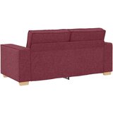 vidaXL Dvosjed Kauč Vino Crvena 140 cm Tkanina | shoptok.hr