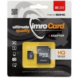Imro memorijska kartica micro sd 8GB sa adapterom sd | ePonuda.com