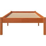 Okvir kreveta bez madraca voštano smeđi 75 x 190 cm od borovine | shoptok.hr