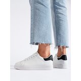 SHELOVET White Classic Women's Sports Shoes