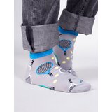Yoclub Man's Cotton Socks Patterns Colors SKS-0086F-B700 Cene