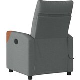 vidaXL Električni masažni naslonjač od tkanine tamnosivi | shoptok.hr