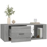  Stolić za kavu sivog hrasta 100x50,5x35 cm konstruirano drvo | shoptok.hr