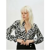 Koton Floral Shirt Long Sleeved Classic Collar with Buttons Cene