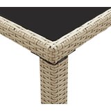  Vrtni stol bež 123 x 60 x 74 cm od poliratana | shoptok.hr