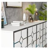 Hanah home cagla - white, silver whitesilver console | ePonuda.com