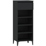 Maison Chic Regal za čevlje - Polica za čevlje črn 40x36x105 cm inženirski les, (21777320) Cene