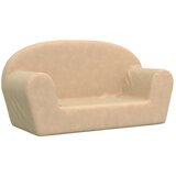 Maison Chic Otroški kavč - Otroški divan - Otroški sedež dvosed krem mehak pliš, (21729684) | Shoptok.si