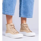 Gemre Dark beige platform sneakers Guerrino | Shoptok.si