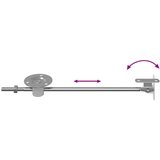  Šarka za podršku poklopcu 12 pcs Srebrno 194 x 36 x 18 mm | shoptok.hr