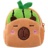  Plush Wallet with Keychain Capybara Watermelon Green 9.5 x 8 cm | Shoptok.si