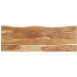  Vješalica sa živim rubom 100x35x22 cm masivno bagremovo drvo | shoptok.hr