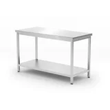 Delovna Miza s Polico, Central, Inox, 1200x600x850mm